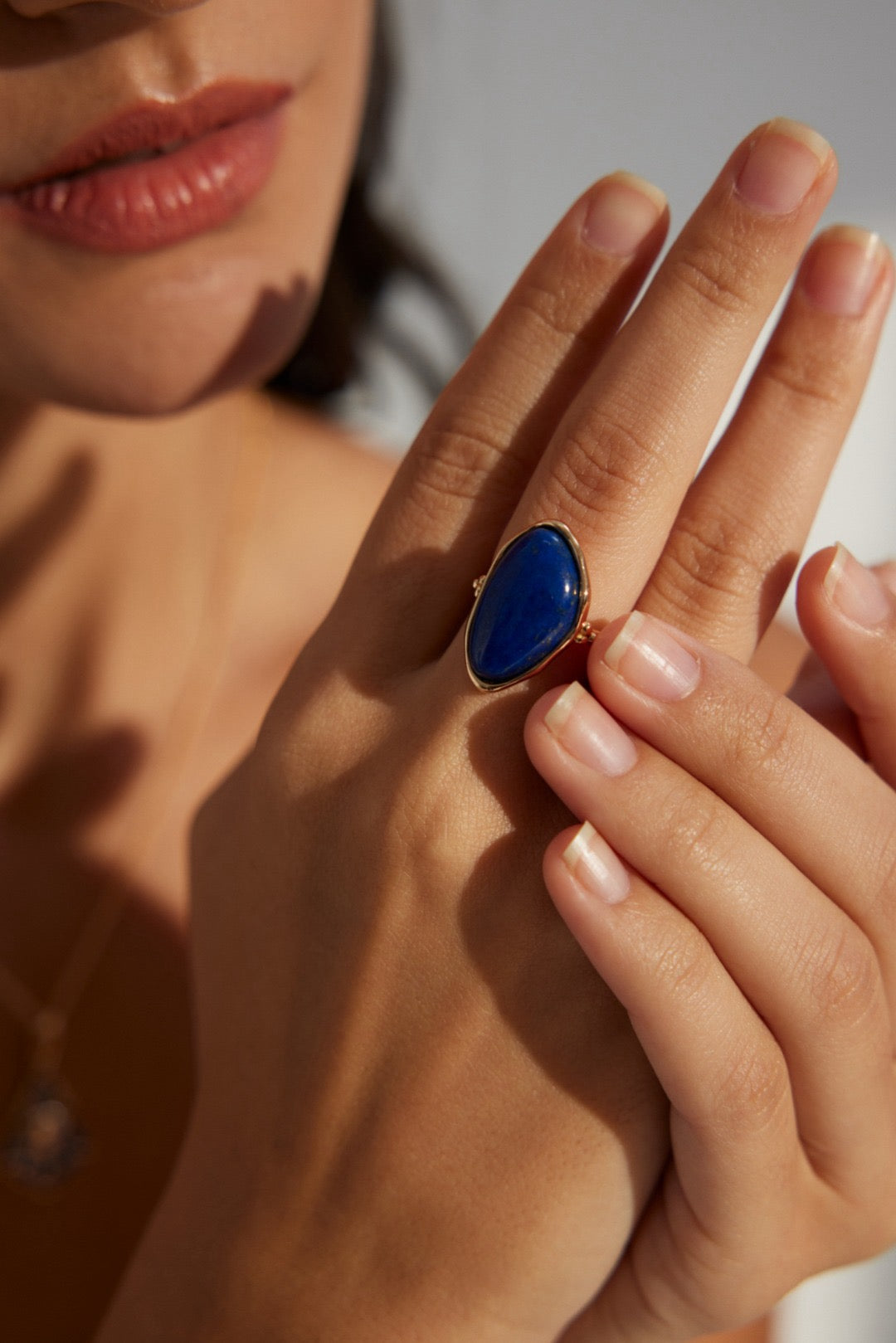 925 Silver Vintage Lapis Lazuli Ring