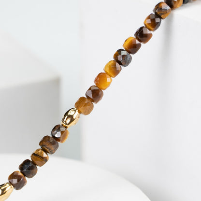 Sunset Caramel Tiger Eye Bracelet