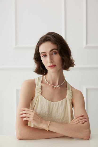 Hot item | Camellia pearl necklace