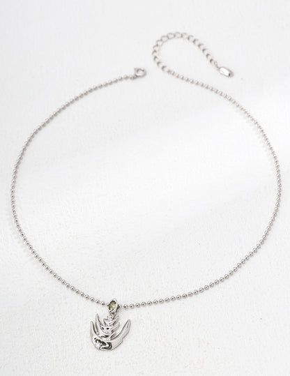 Sterling silver necklace - Christmas series