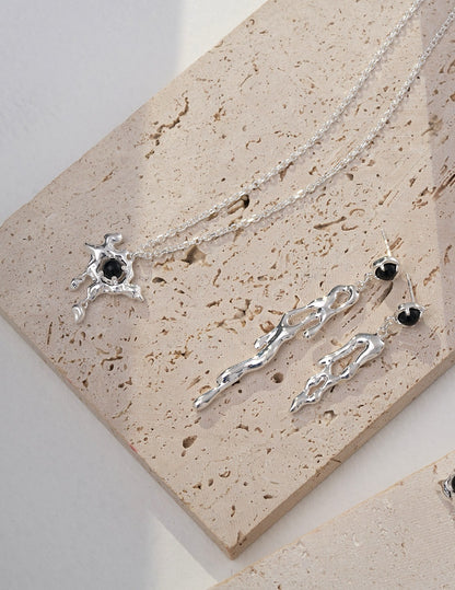 Turbid Sun Series Silver Necklace