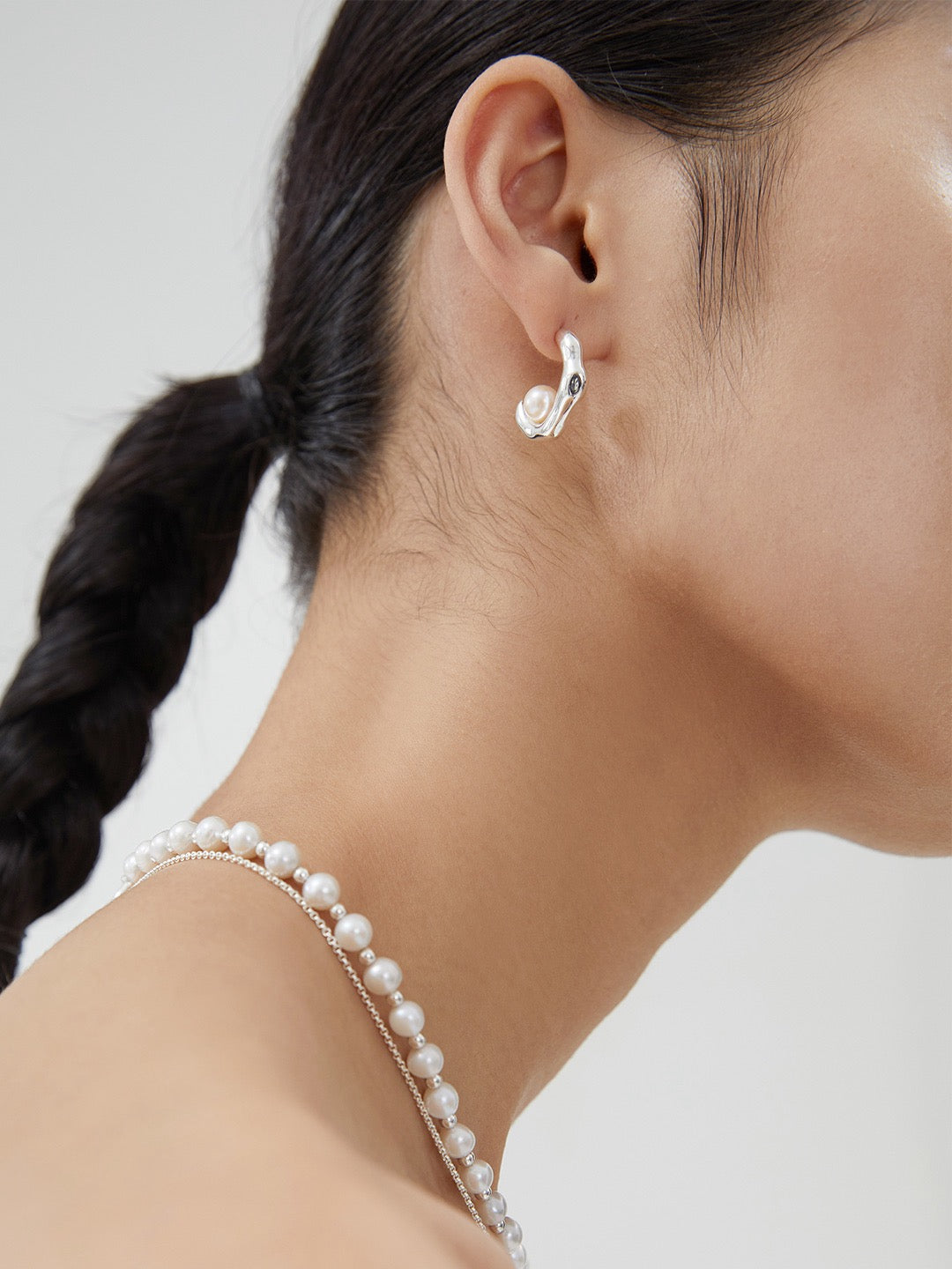 Pearl Remodeling Series Pearl Earrings