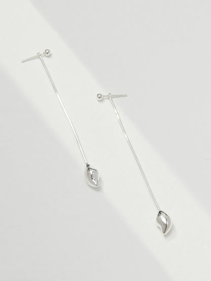 Lava Series Silver Earrings