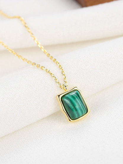 Malachite necklace