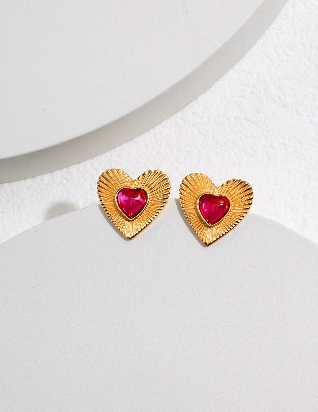 Sterling Silver Heart Earrings