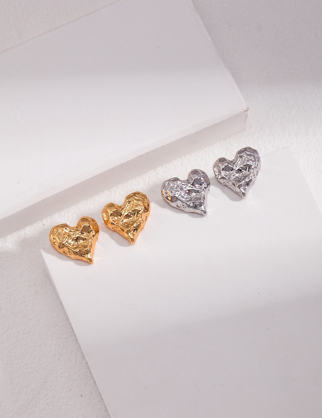 Sterling Silver Heart Earrings