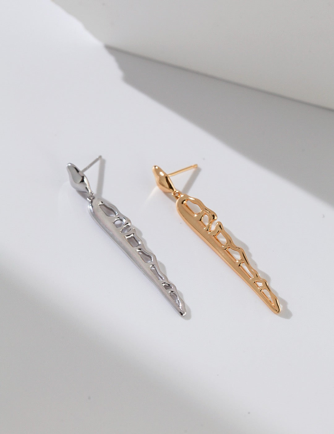 Sterling silver AB earrings