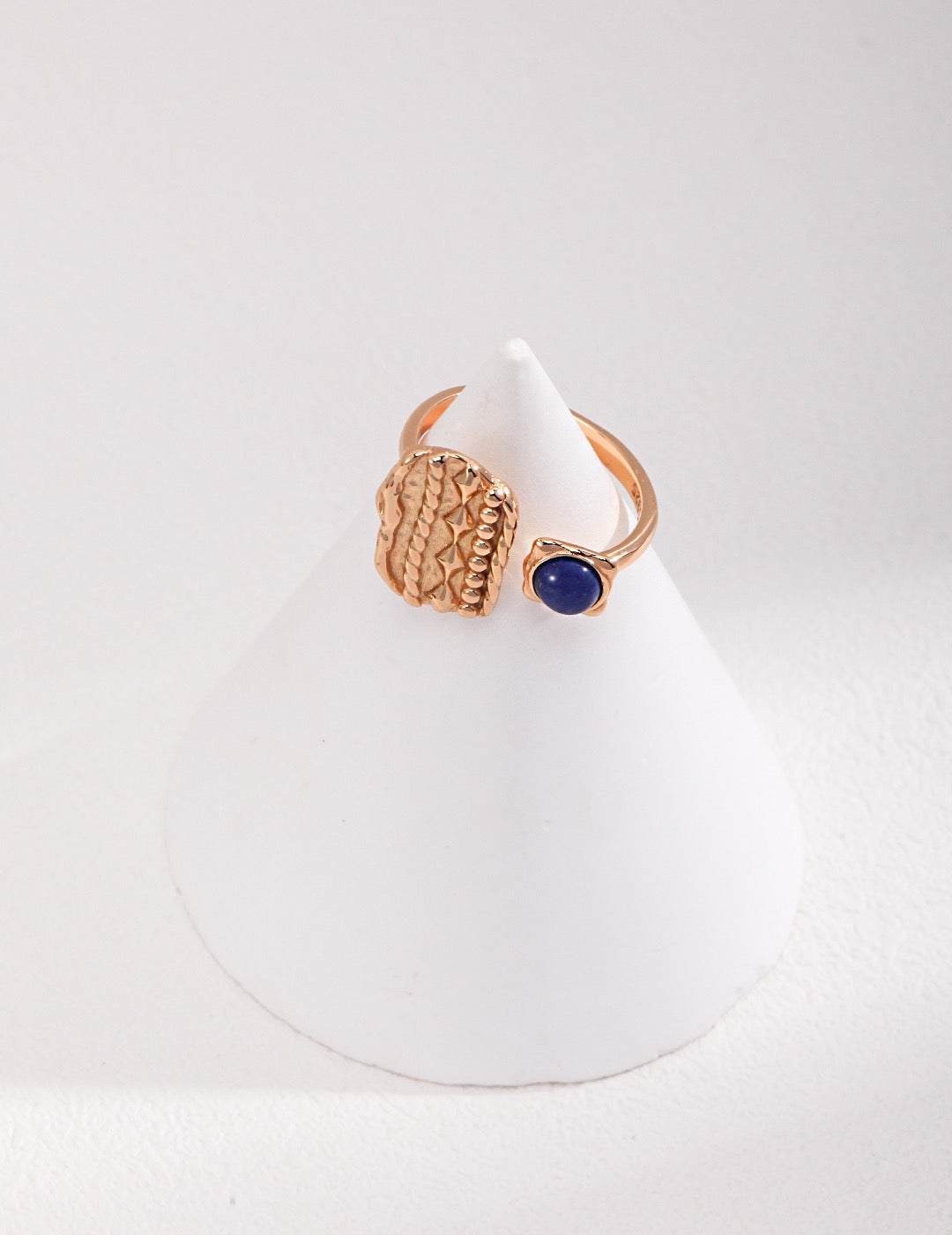 Sterling silver lapis lazuli ring