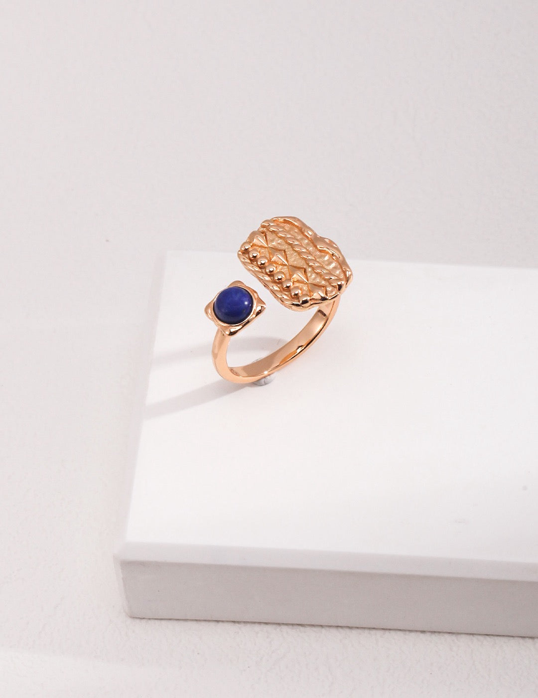 Sterling silver lapis lazuli ring