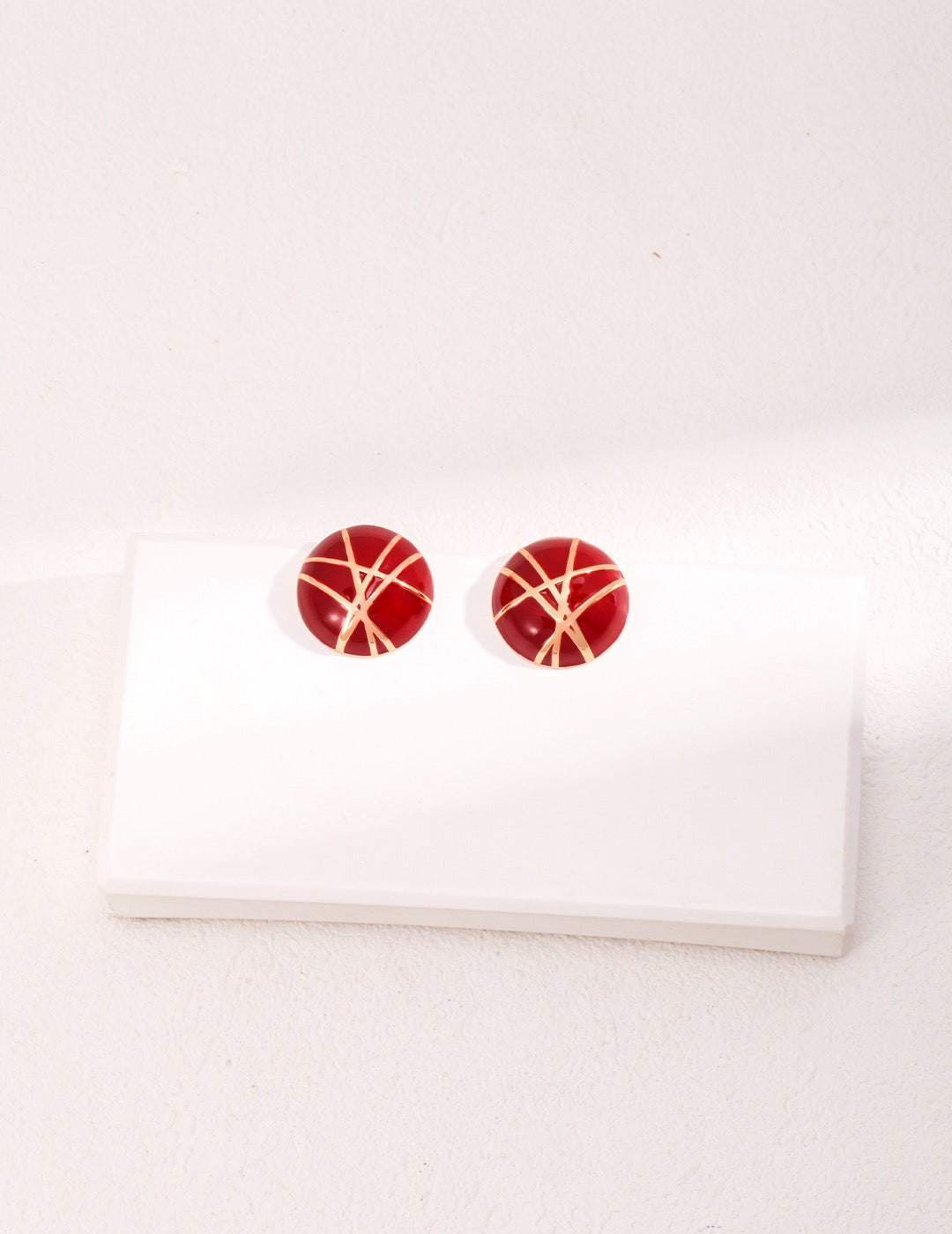 Glaze drip earrings